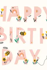 Petite Vous Petite Vous Greeting Card - Happy Birthday Bees
