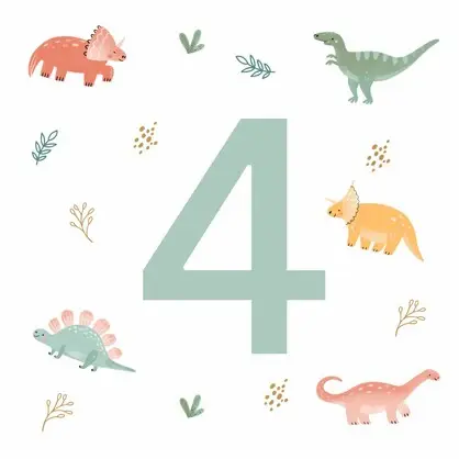 Petite Vous Petite Vous Greeting Card - Dinosaur Birthday 4