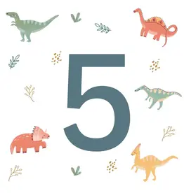 Petite Vous Petite Vous Greeting Card - Dinosaur Birthday 5