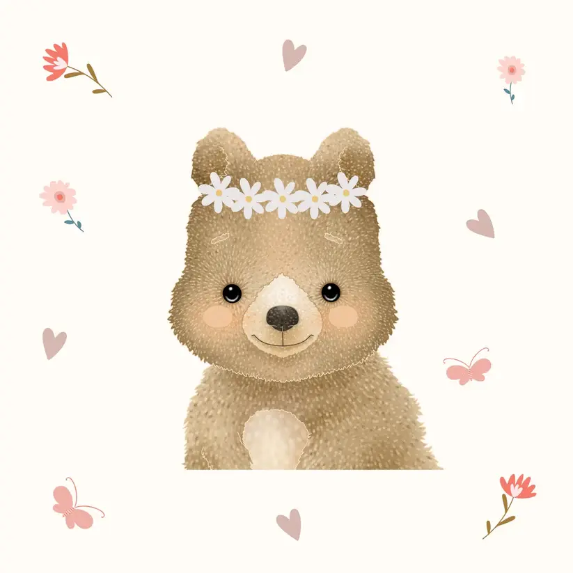 Petite Vous Petite Vous Greeting Card - Quokka Flowers
