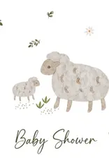 Petite Vous Petite Vous Greeting Card - Baby Shower Lamb