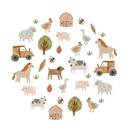 Petite Vous Petite Vous Greeting Card - Farmyard