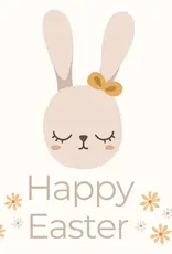 Petite Vous Petite Vous Greeting Card - Easter Rabbit with Bow