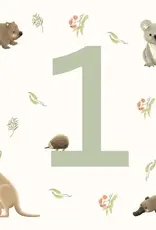 Petite Vous Petite Vous Greeting Card - Aussie Animals Birthday 1