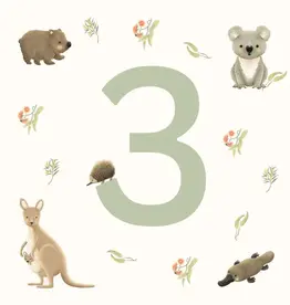 Petite Vous Petite Vous Greeting Card - Aussie Animals Birthday 3