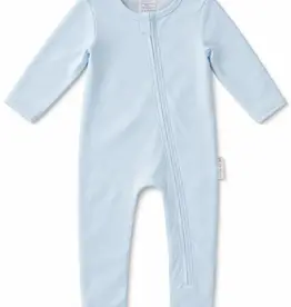 dry baby co. dry baby co. Blowout Buddy Zip Romper - Blue