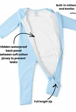 dry baby co. dry baby co. Blowout Buddy Zip Romper - Blue Bows