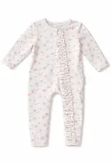 dry baby co. dry baby co. Blowout Buddy Zip Romper - Vintage Pink Floral