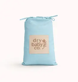 dry baby co. dry baby co. Waterproof Fitted Sheet Organic Cotton Small Bassinet - Baby Blue