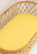 dry baby co. dry baby co. Waterproof Fitted Sheet Organic Cotton Small Bassinet - Lemon