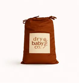 dry baby co. dry baby co. Waterproof Fitted Sheet Organic Cotton Small Bassinet - Chocolate Brown