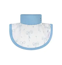 dry baby co. dry baby co. Waterproof Dribble Bib - 2 Pack - Blue Bows