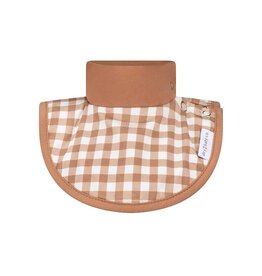 dry baby co. dry baby co. Waterproof Dribble Bib - 2 Pack - Chocolate Gingham