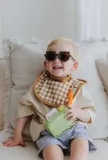 dry baby co. dry baby co. Waterproof Dribble Bib - 2 Pack - Chocolate Gingham