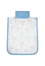 dry baby co. dry baby co. Waterproof Full Coverage Bib - 2 Pack - Blue Bows