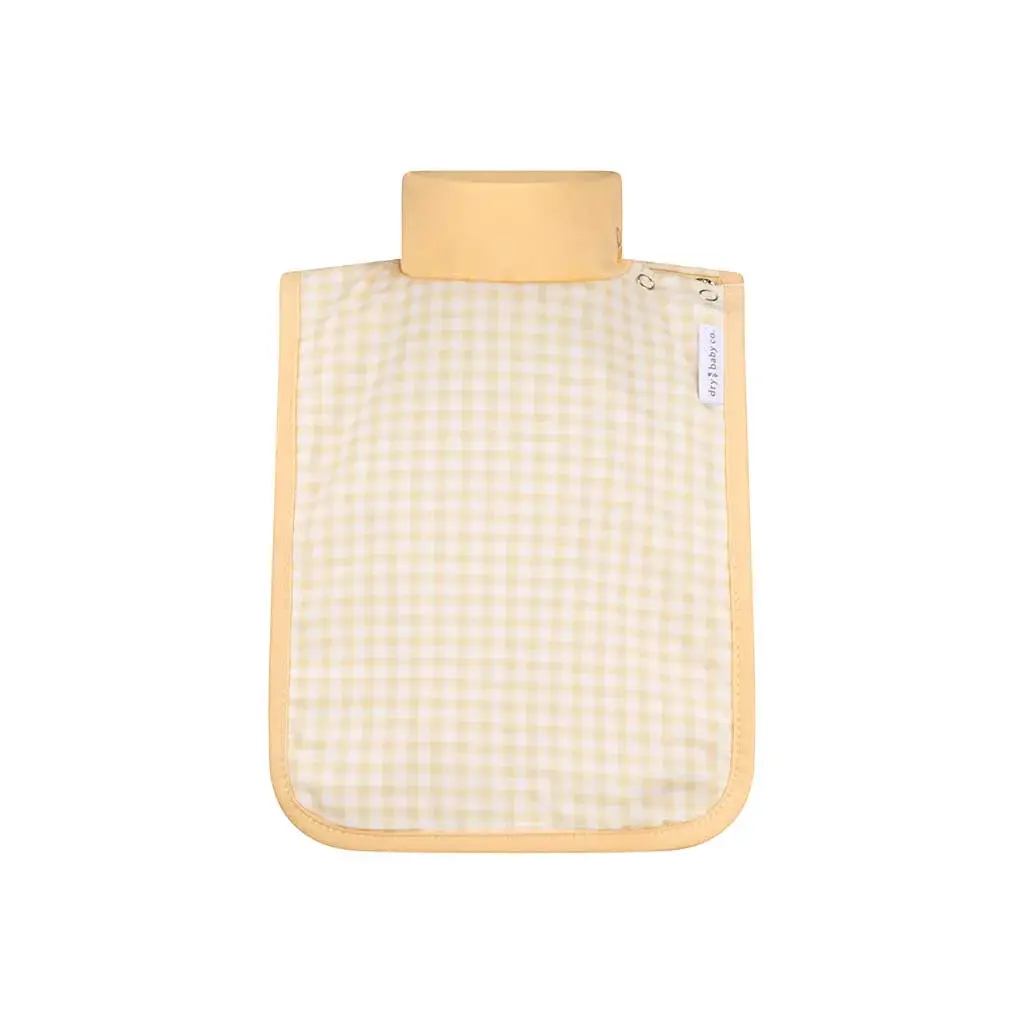 dry baby co. dry baby co. Waterproof Full Coverage Bib - 2 Pack - Butter Yellow Gingham
