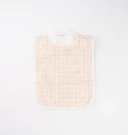 dry baby co. dry baby co. Waterproof Full Coverage Bib - 2 Pack - Blush Gingham