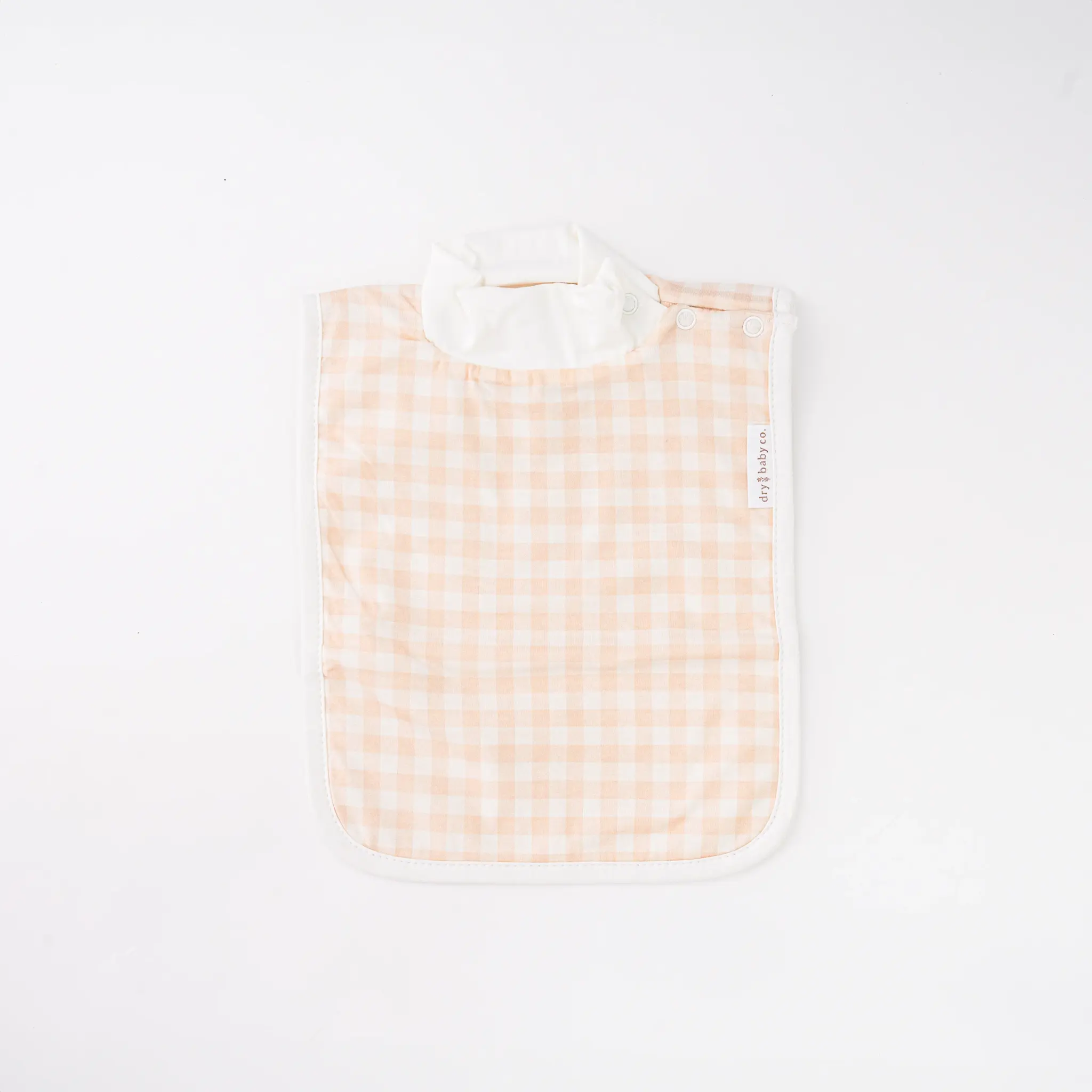 dry baby co. dry baby co. Waterproof Full Coverage Bib - 2 Pack - Blush Gingham