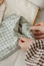 dry baby co. dry baby co. Waterproof Full Coverage Bib - 2 Pack - Sage Gingham