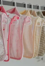 dry baby co. dry baby co. Waterproof Full Coverage Bib - 2 Pack - Blush Gingham