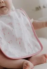dry baby co. dry baby co. Waterproof Full Coverage Bib - 2 Pack - Pink Bows