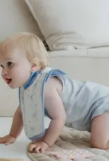 dry baby co. dry baby co. Waterproof Regular Coverage Bib - 2 Pack - Blue Bows