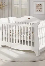 Boori Boori Sleigh Royale cot bed V26 - Barley White
