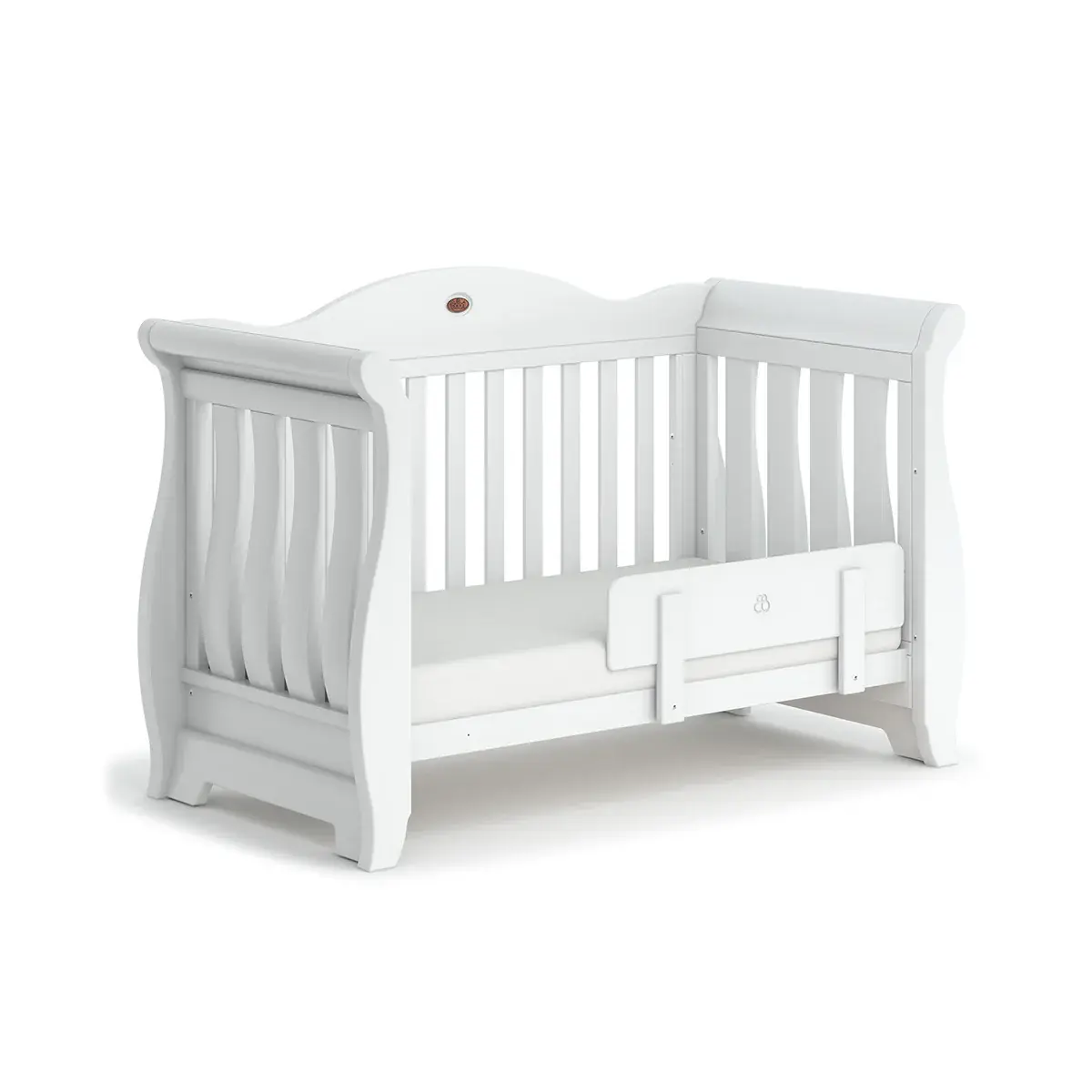 Boori Boori Sleigh Royale cot bed V26 - Barley White