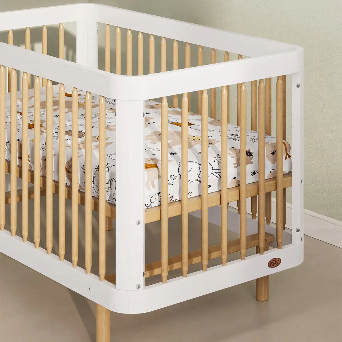 Boori Boori Perla Cot Bed V26 - Barley and Beech