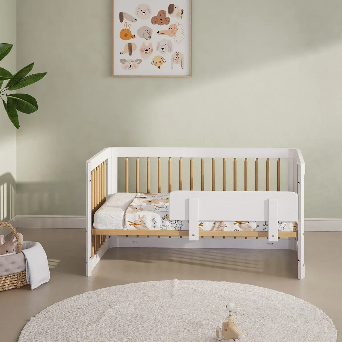 Boori Boori Perla Cot Bed V26 - Barley and Beech