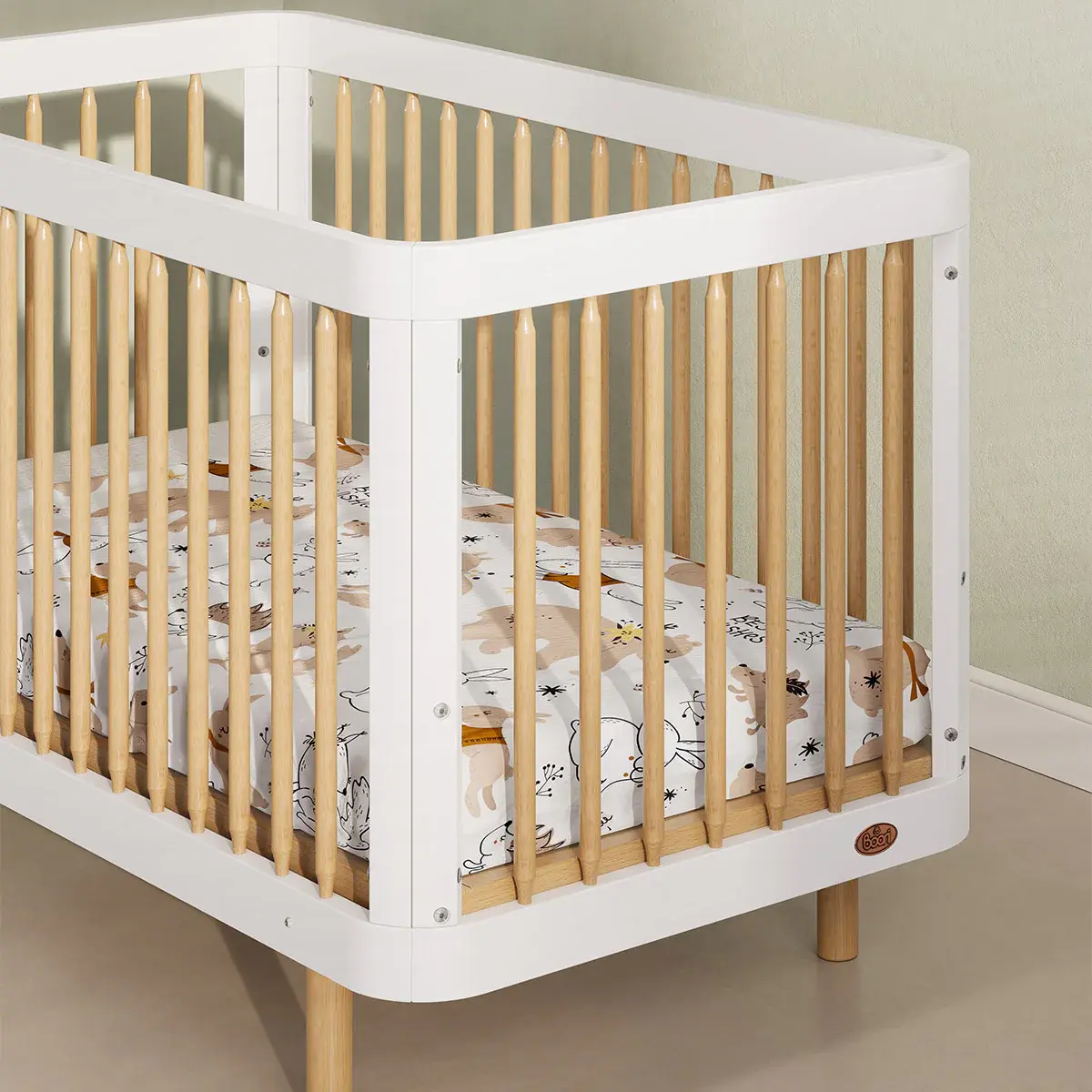 Boori Boori Perla Cot Bed V26 - Barley and Beech