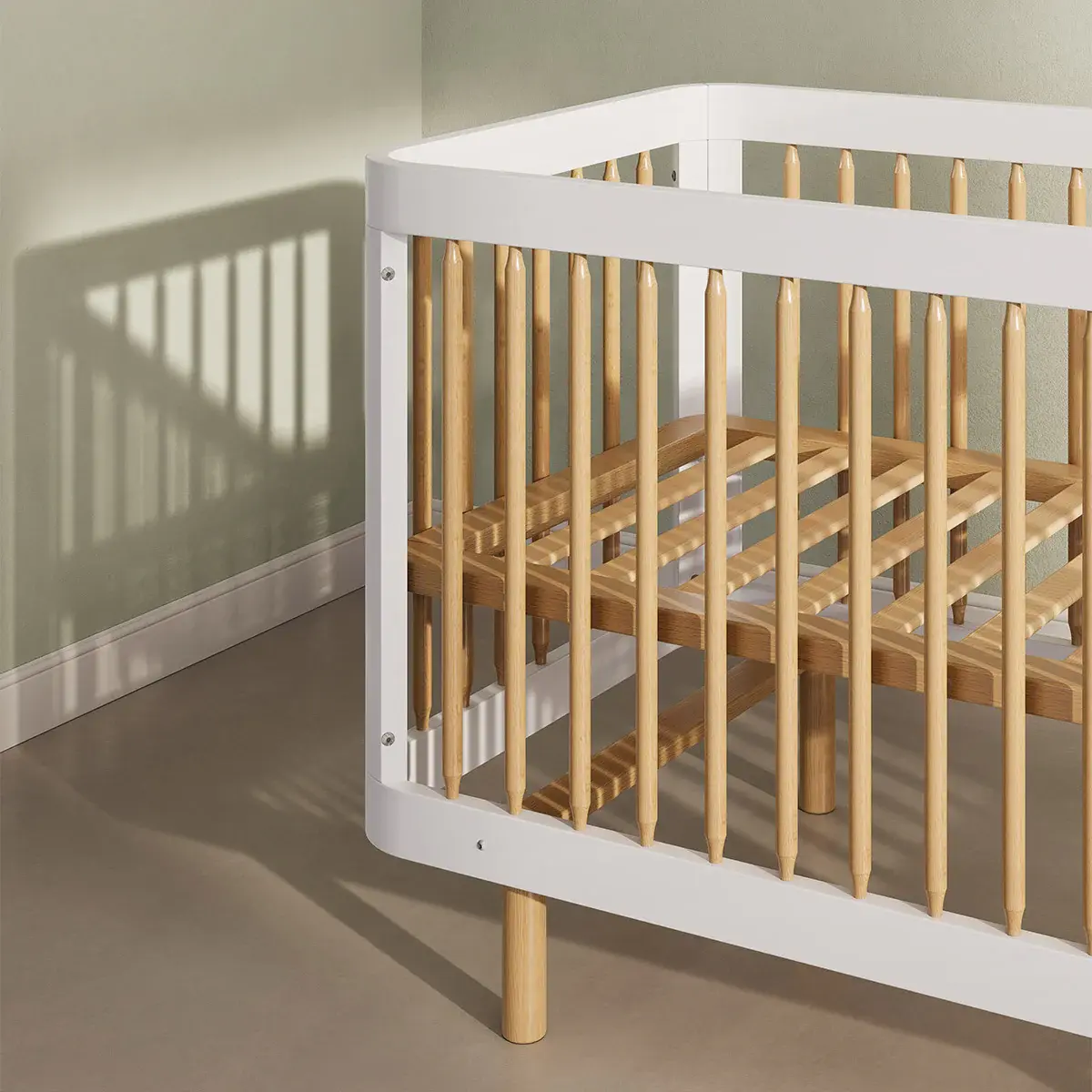 Boori Boori Perla Cot Bed V26 - Barley and Beech