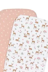 Living Textiles Living Textiles 2-pack Jersey Cradle Fitted Sheet