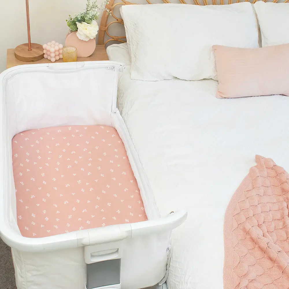 Living Textiles Living Textiles 2-pack Jersey Cradle Fitted Sheet