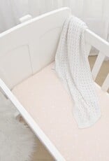 Living Textiles Living Textiles 2-pack Jersey Bassinet Fitted Sheet (40 x 80 x 12cm) - Ava/Blush Floral