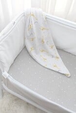 Living Textiles Living Textiles 2-pack Jersey Co-sleeper/Cradle Fitted Sheet - Noah/Stars