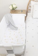 Living Textiles Living Textiles 2-pack Jersey Co-sleeper/Cradle Fitted Sheet - Noah/Stars