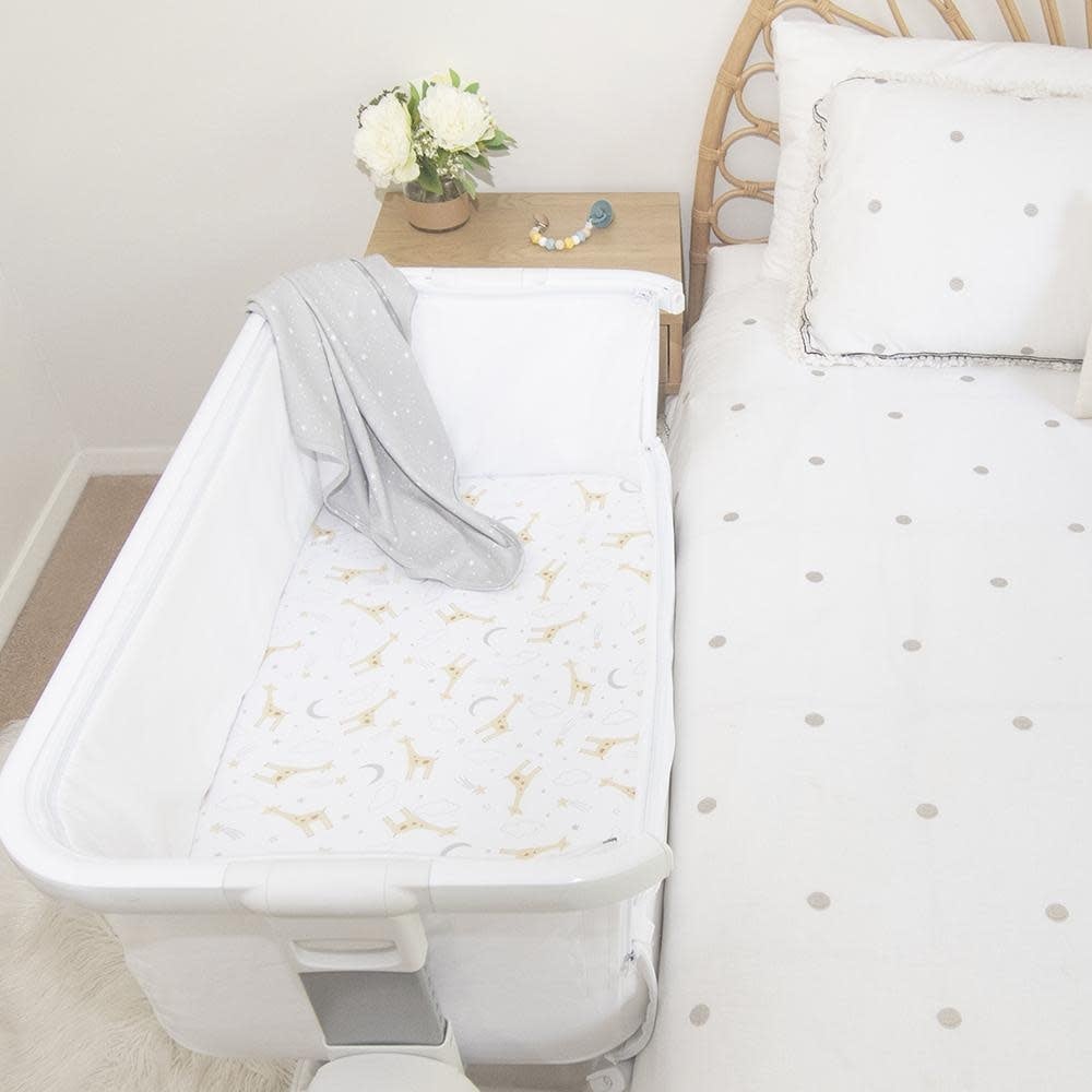 Living Textiles Living Textiles 2-pack Jersey Co-sleeper/Cradle Fitted Sheet - Noah/Stars