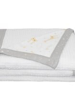 Living Textiles Living Textiles Cot Waffle Blanket - Noah Giraffe