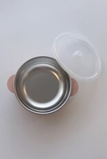 Meadow Lane Collective Stainless Steel + Suction Dinnerset - Pink