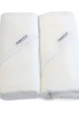 Bubba Blue Bubba Blue Bamboo White 2pk Hooded Towels