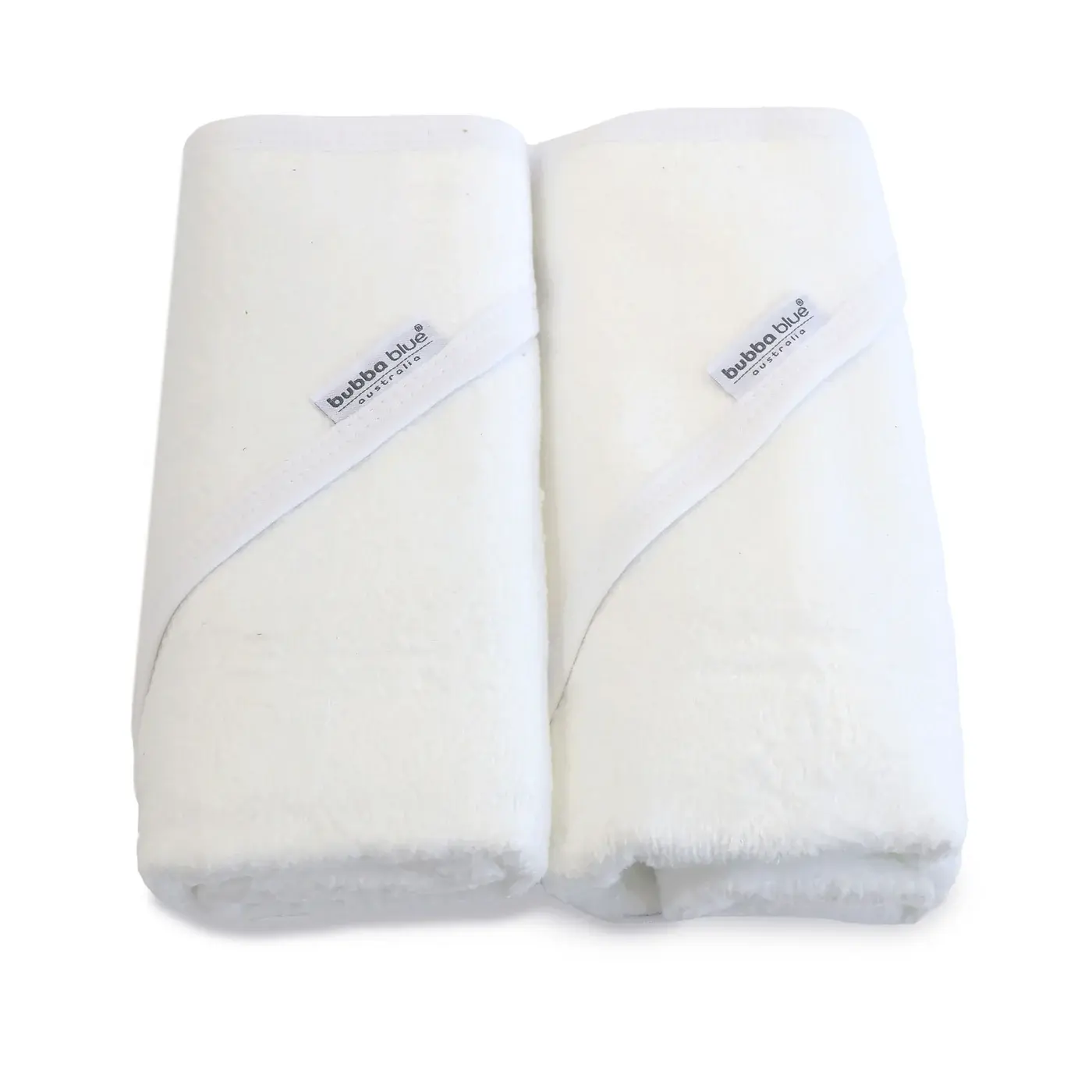 Bubba Blue Bubba Blue Bamboo White 2pk Hooded Towels