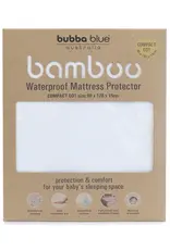 Bubba Blue Bubba Blue Bamboo White Compact Cot Waterproof Mattress Protector
