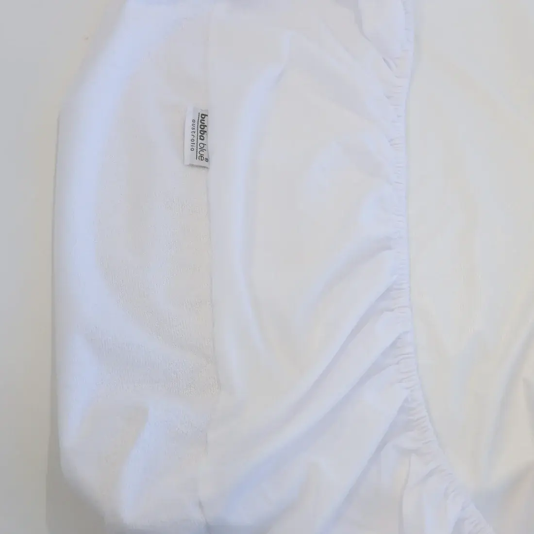 Bubba Blue Bubba Blue Bamboo White Compact Cot Waterproof Mattress Protector