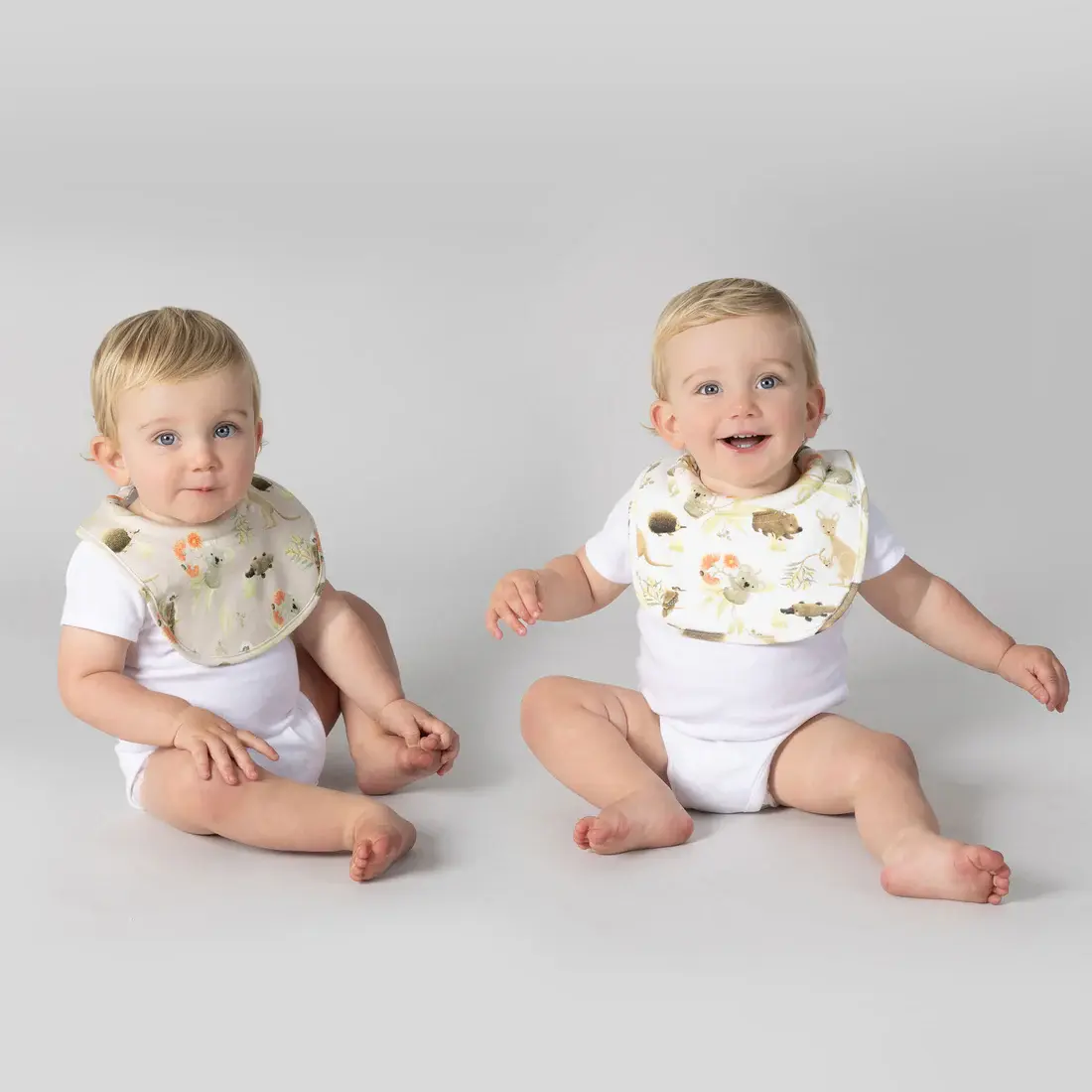 Bubba Blue Bubba Blue Aussie Animals 2pk Dribble Bibs