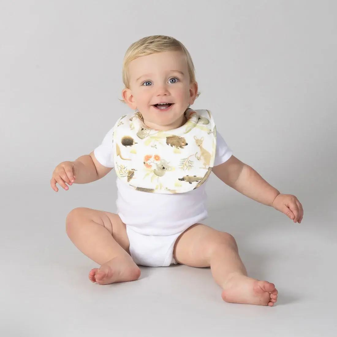 Bubba Blue Bubba Blue Aussie Animals 2pk Dribble Bibs