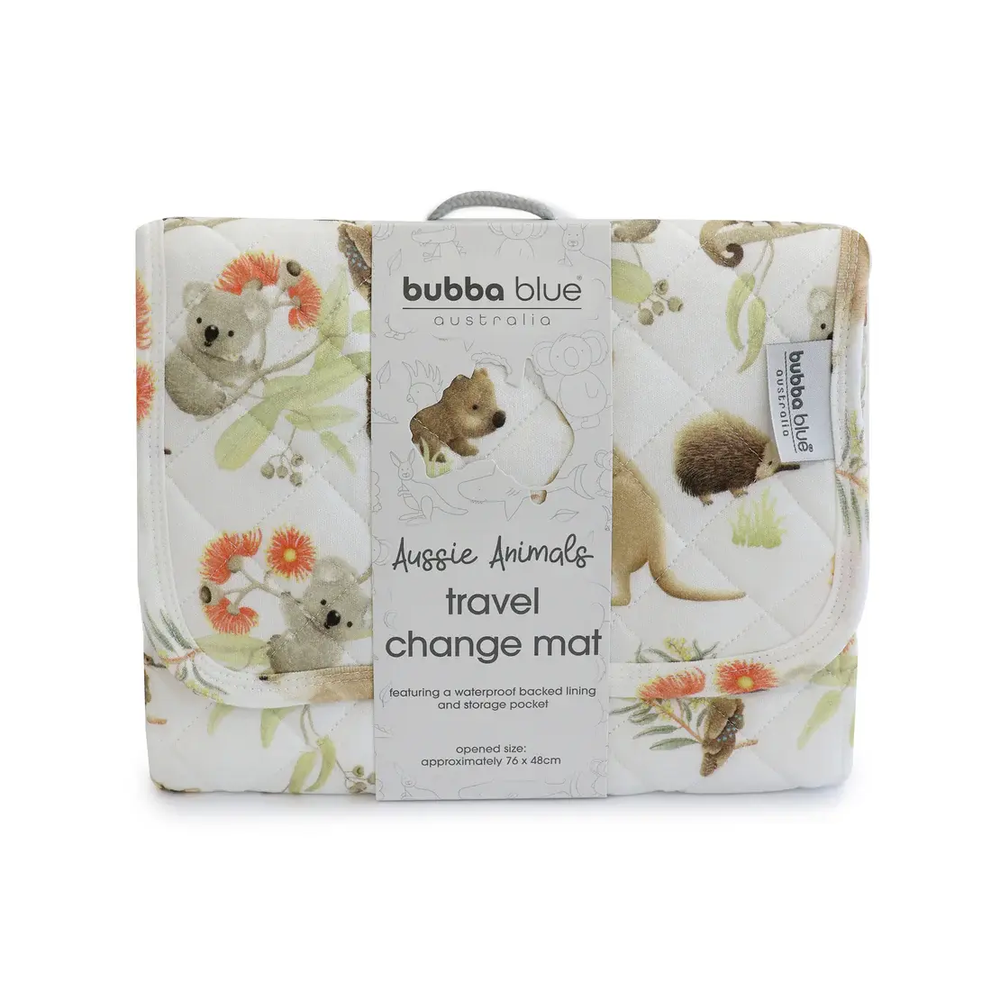 Bubba Blue Bubba Blue Aussie Animals Travel Change Mat