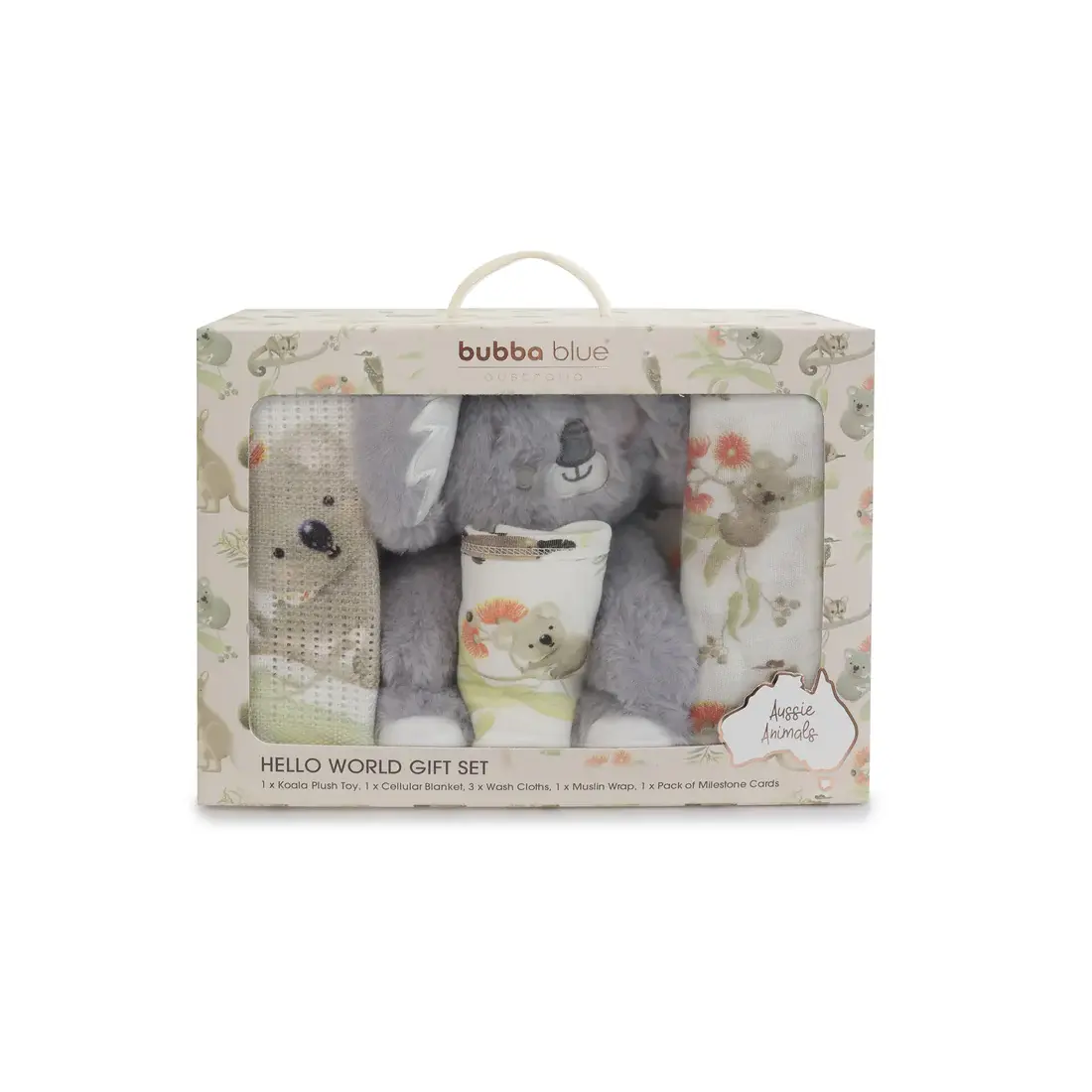 Bubba Blue Bubba Blue Aussie Animals Hello World Gift Set