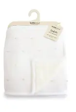 Bubba Blue Bubba Blue Confetti Knit Blanket - White