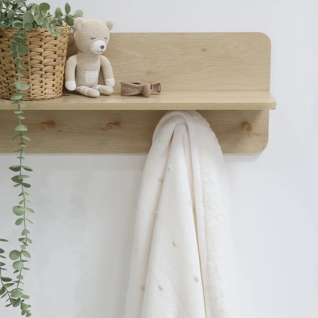 Bubba Blue Bubba Blue Confetti Knit Blanket - White